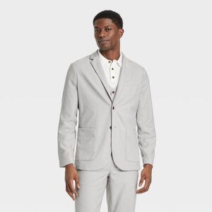 Houston White -  Adult Houndstooth Casual Fit Blazer  Gray